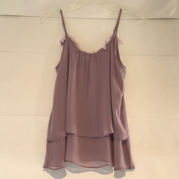 3/$25 Flirty tank! - Picture 3 of 4